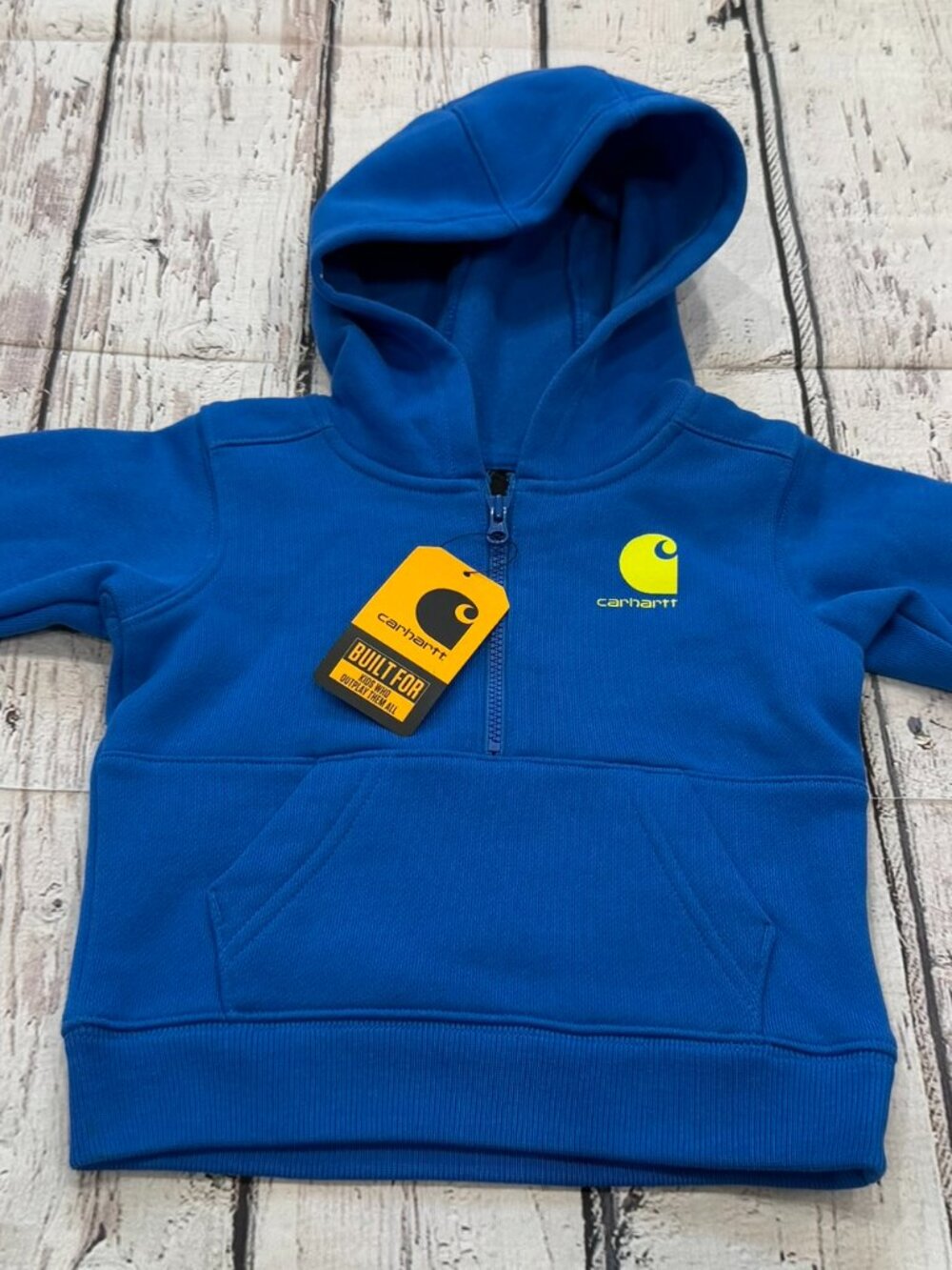 Carhartt baby boy half zip hoodie shirt NWT's